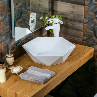 Накладная раковина Melana 320342-805 49см белый